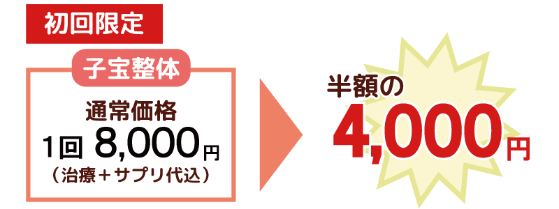 子宝整体 初回限定 割引